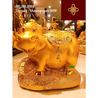 Tượng Trâu Tiết Kiệm Phong Thuỷ.