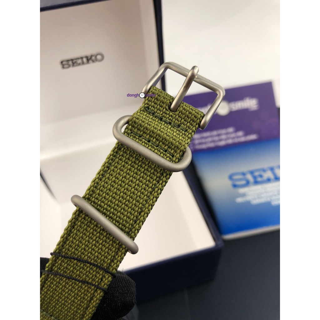 Đồng hồ nam Seiko TpHCM xanh lính SNK805K2