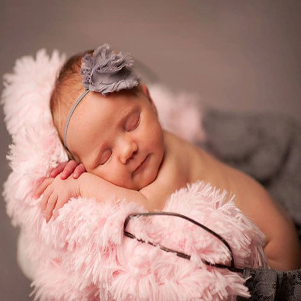 Chăn lông chụp ảnh nghệ thuật cho trẻ sơ sinh