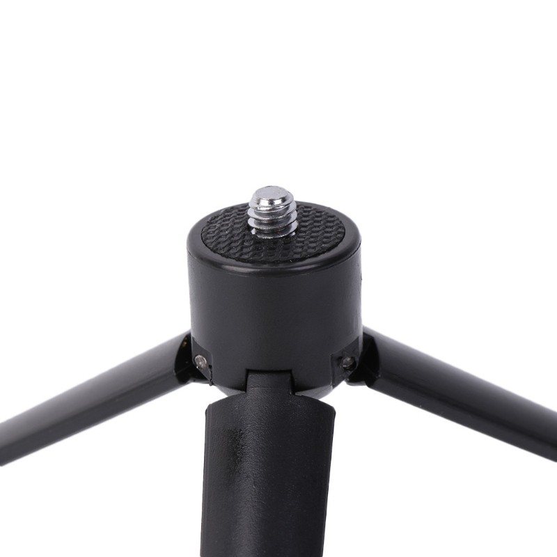 CRE  Universal Black Plastic Tripod Cell Phone Camera Rotation Desktop Base Support