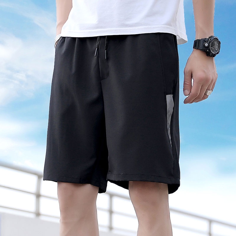 Quần Short Nam Lưng Thun Dây Rút Năng Động