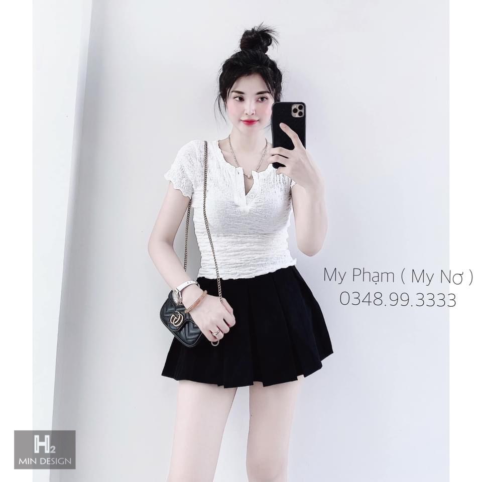 Áo Xốp Cổ Tròn Có Cúc Siêu Mát Hot Hit Y Hình | BigBuy360 - bigbuy360.vn