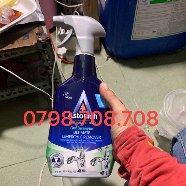 bình xịt vệ sinh nhà tắm Astonish hương chanh C6940 - 750ml