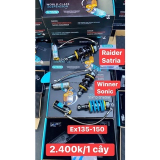 Phuộc Nitron coa bình dầu gắn cho các dòng xe Exciter/Winner/Satria/Sonic/…
