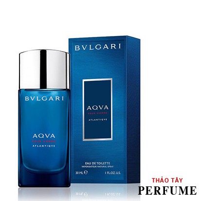 Nước Hoa Nam Bvlgari Aqva Pour Homme Atlantiqve Mini 30Ml [ Chính Hãng ]