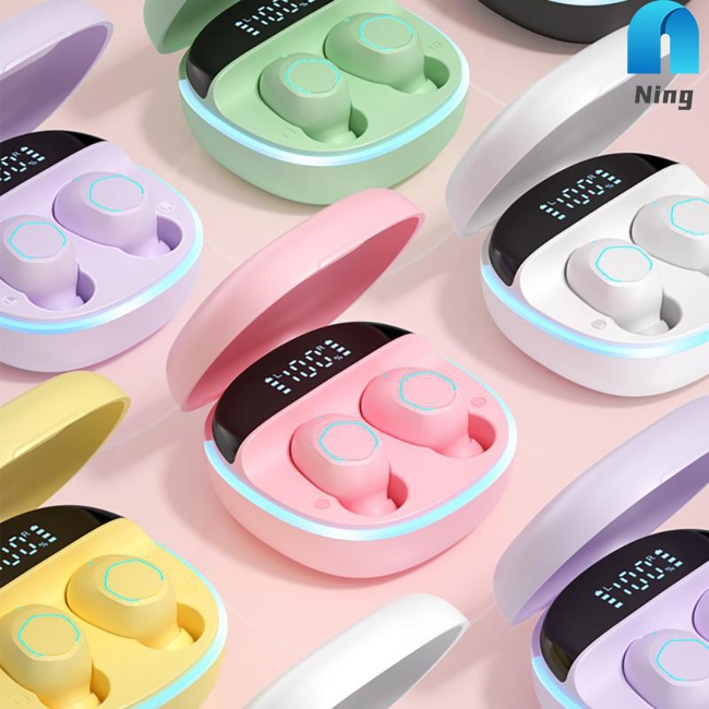 Tai Nghe Nhét Tai Ning M13 Tws Bluetooth Không Dây Màn Hình Kỹ Thuật Số Mini Màn Hình Kỹ Thuật Số
