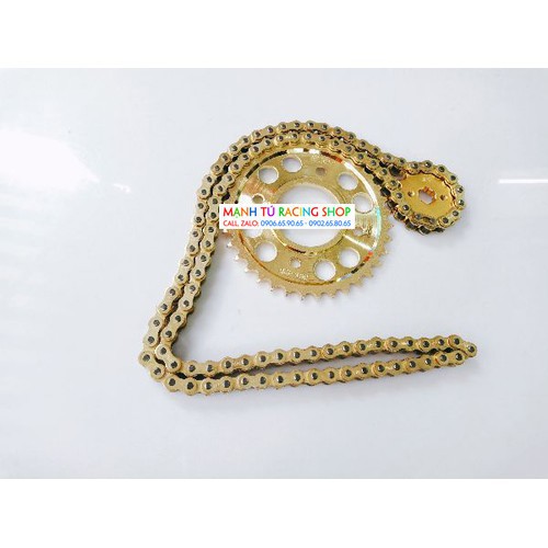 Nhông sên dĩa vàng xe wave rs