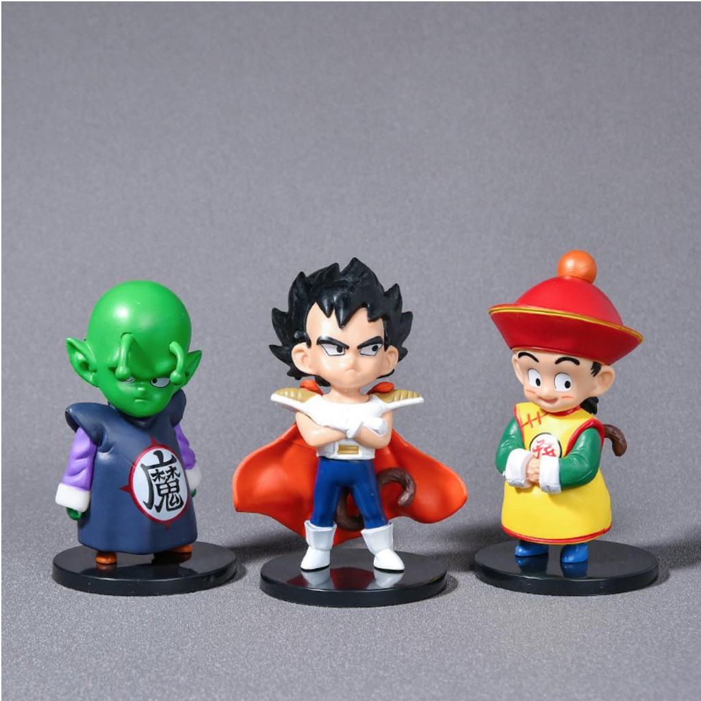 (Sẵn VN) Bộ 6 mô hình nhân vật 7 viên ngọc rồng Songoku - Dragon Ball - Chiều cao 12 cm- Son goku