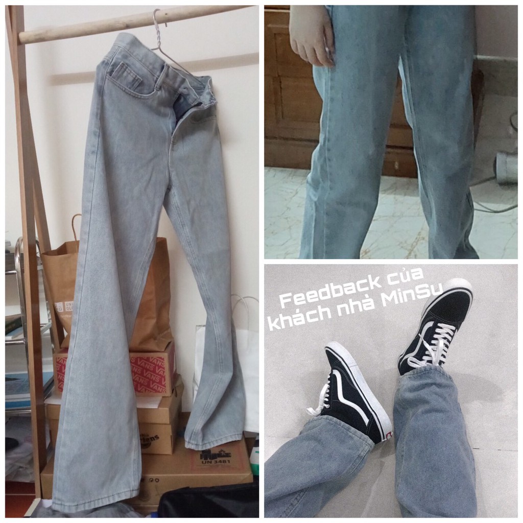 [ẢNH THẬT] Quần jean nam ống rộng - quần jean trơn ống suông phong cách Hàn Quốc dễ phối đồ | BigBuy360 - bigbuy360.vn