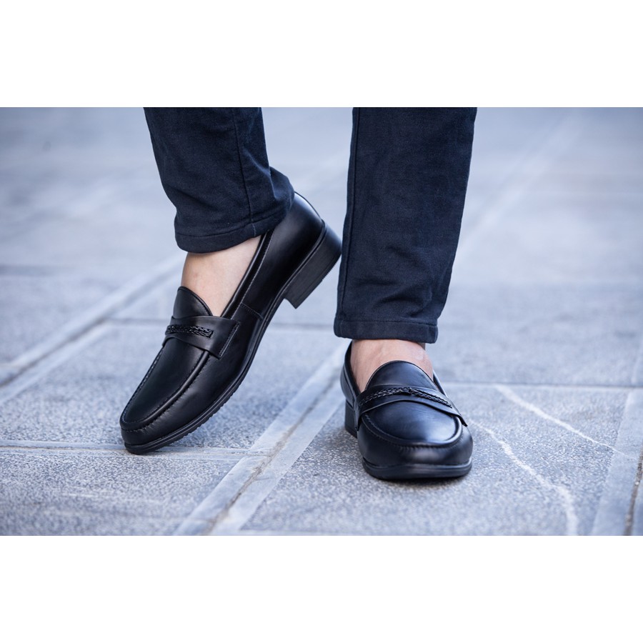 Giày lười da nam cao cấp Tino GL38 - Lỗi da 1 đổi 1 trong 12 tháng bảo hành
