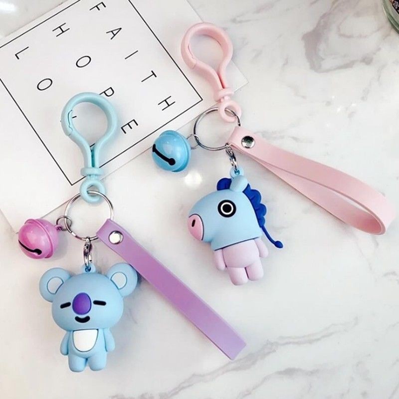 Móc khóa hình các thành viên BTS chibi dễ thương