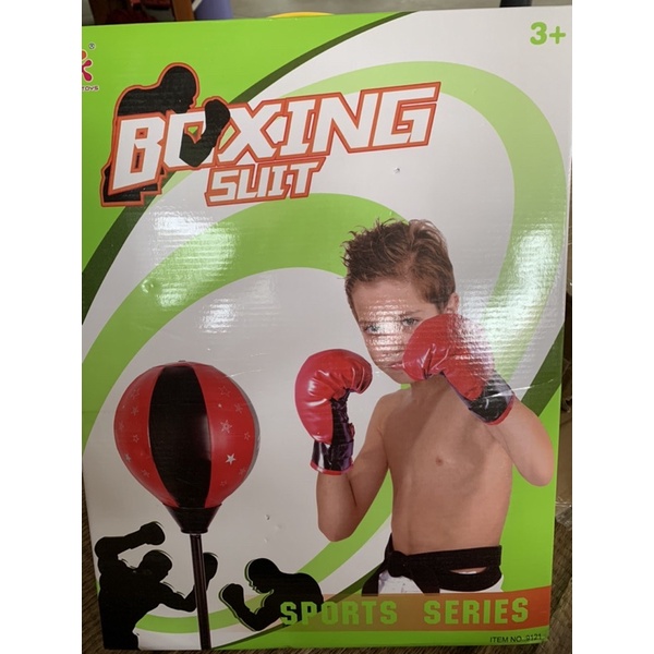 Bộ Đồ Chơi Đấm Bốc Cho Bé Boxing Set (có găng tay, trụ đỡ, giá đỡ)
