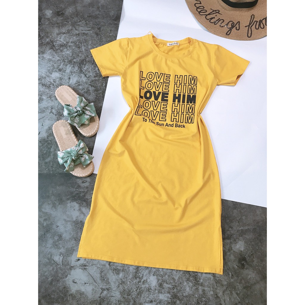 Đầm Dáng Suông Nữ Thun Thái Cao Cấp Cho Nữ Dưới 60kg | BigBuy360 - bigbuy360.vn