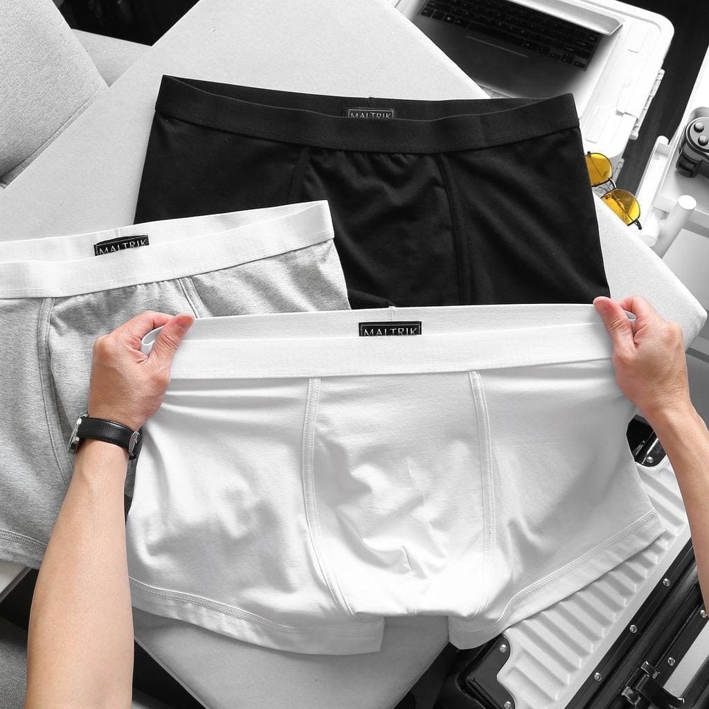 (BIGSIZE) Quần lót nam Maltrik vải cotton thoáng khí, quần sịp co giãn cao cấp bigsize 80 - 140kg