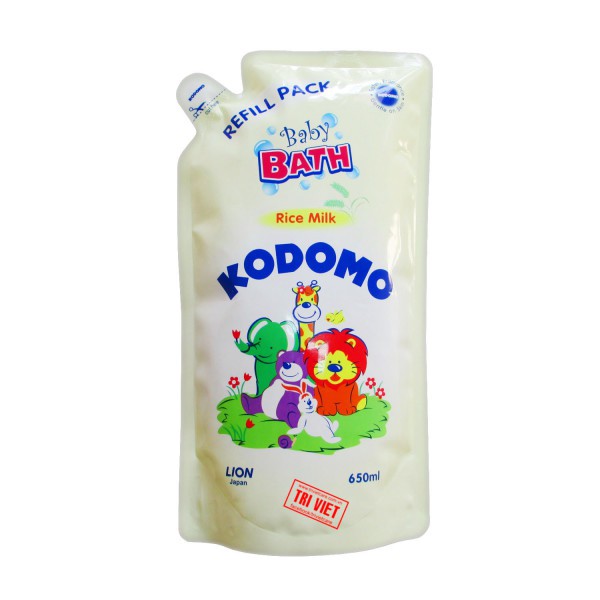 Sữa tắm Kodomo sữa gạo (túi thay thế 650ml)