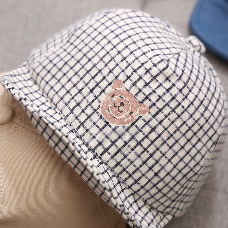 Mũ Lưỡi Trai Cho Bé Hình Gấu Siêu Dễ Thương Phong Cách Hàn Quốc Cho Bé Trai Bé Gái 1 đến 2 tuổi