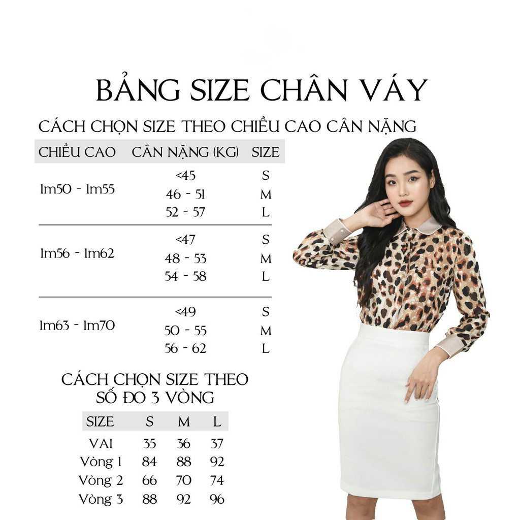 Chân váy công sở Mophus nữ dáng ngắn , kiểu bút chì nữ tính ECV19032 | BigBuy360 - bigbuy360.vn