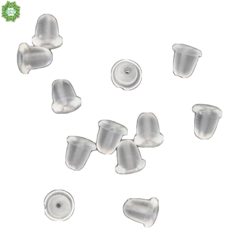 Set 500 nút chặn hoa tai bằng silicon mềm tiện dụng