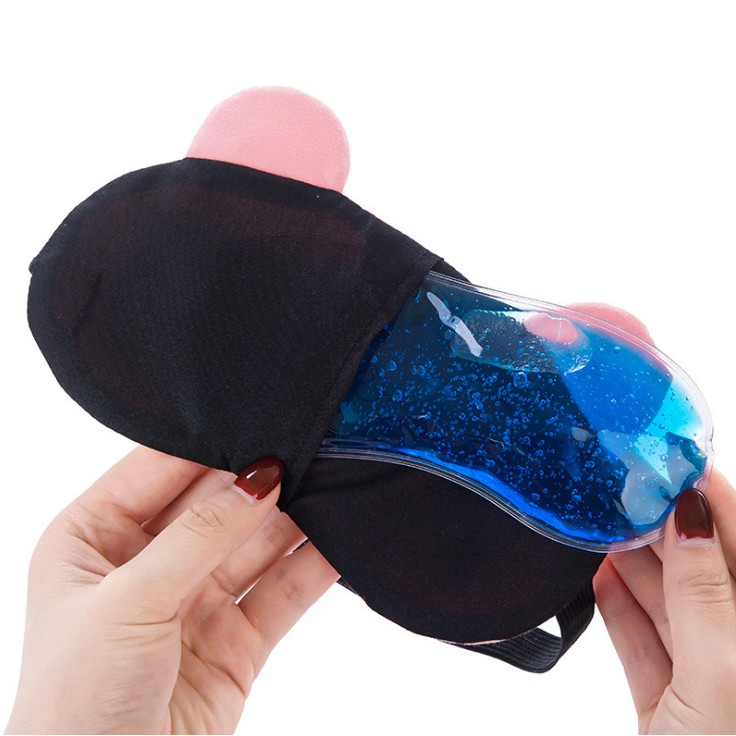 Bịt Mắt Che Mắt Ngủ Có Túi Gel Massage , Hình Thú cute - Eyeshade