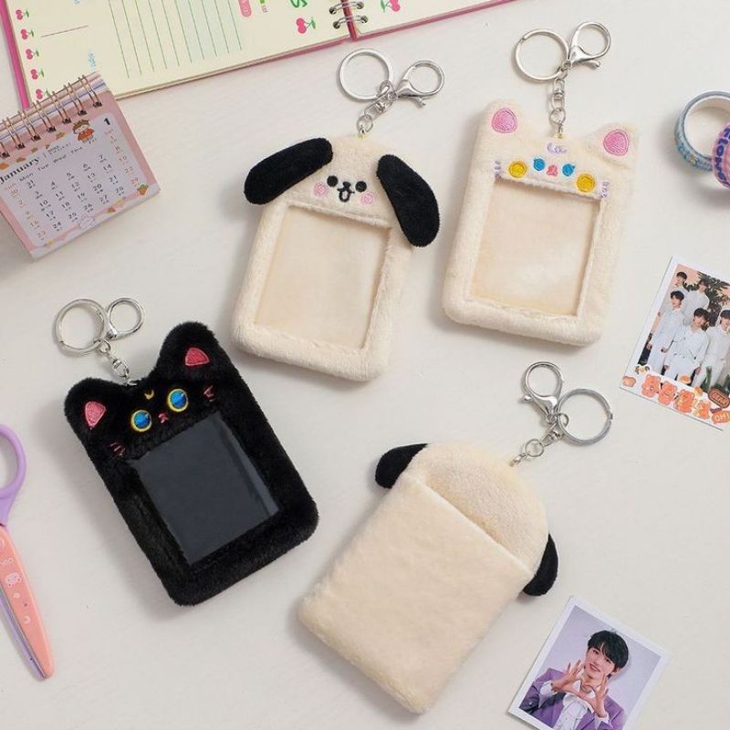 Móc khóa đựng card hình thú dễ thương ^^