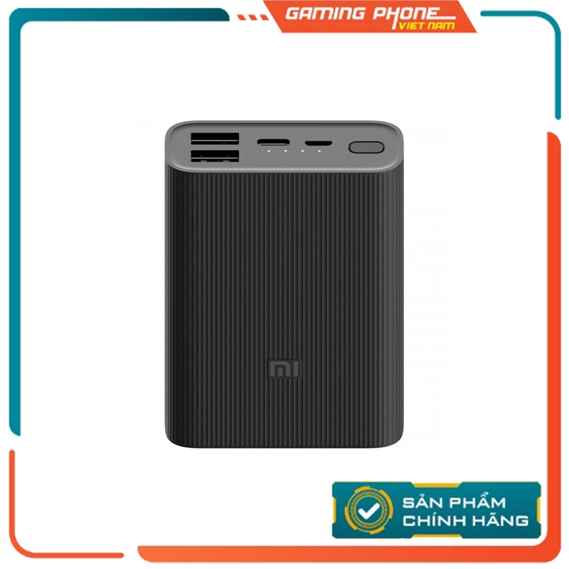 Pin dự phòng 10000mAh Mi Power Bank 3 Ultra Compact (Đen) BHR4412GL