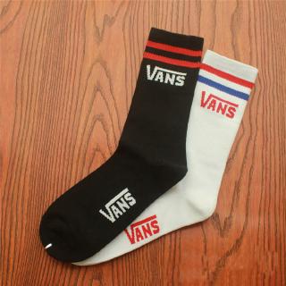 Vớ vans dài cotton sọc đơn giản