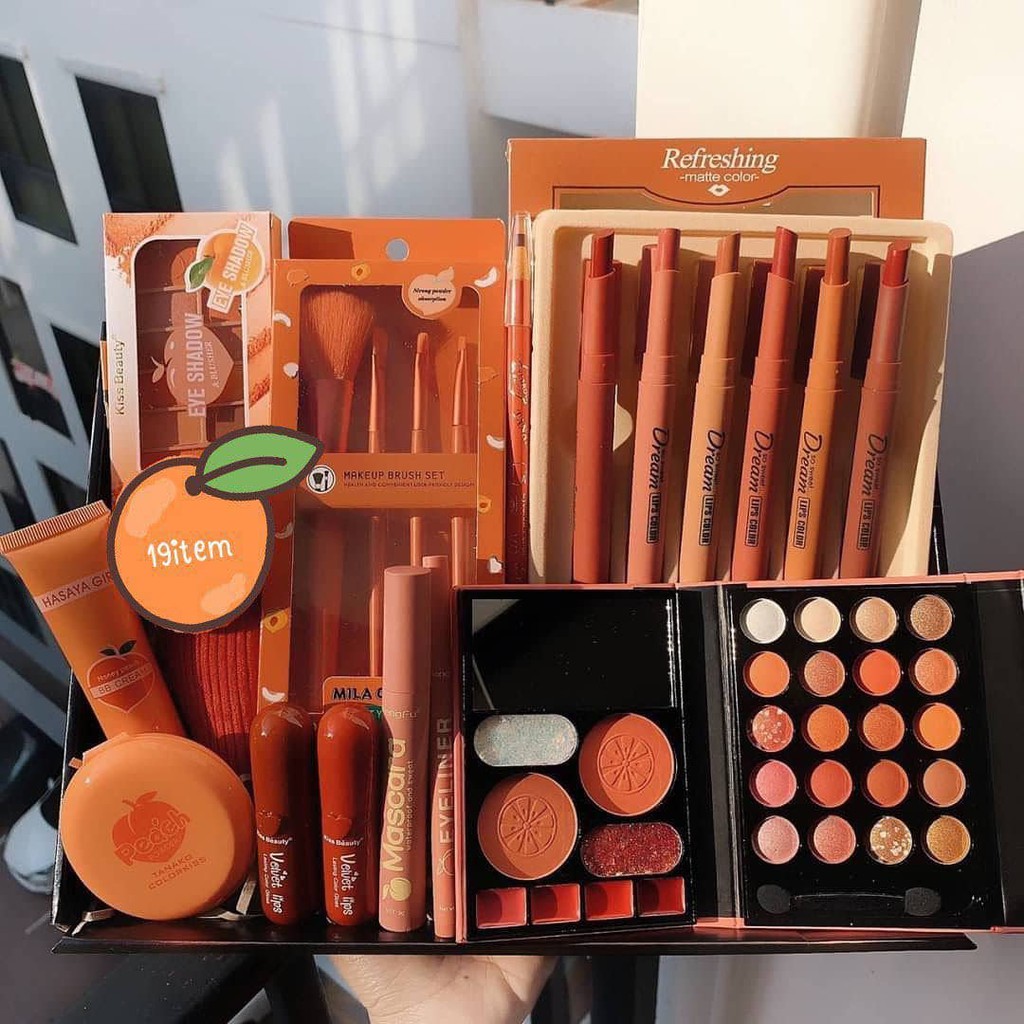 Bộ trang điểm 19 món orange thái lan cực chất