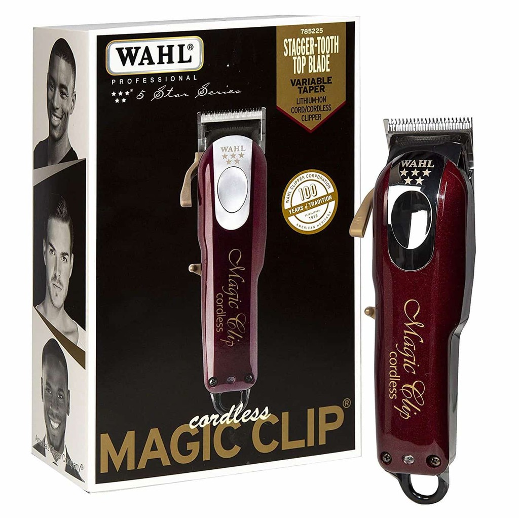 [Mã 273FMCG100K0 giảm 6% đơn 500K] Tông đơ cắt tóc dòng cao cấp WAHL Magic Clip 8 cữ gá thép