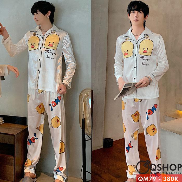 [SALE] ĐỒ NGỦ PIJAMA NAM CAO CẤP QSHOP QM79