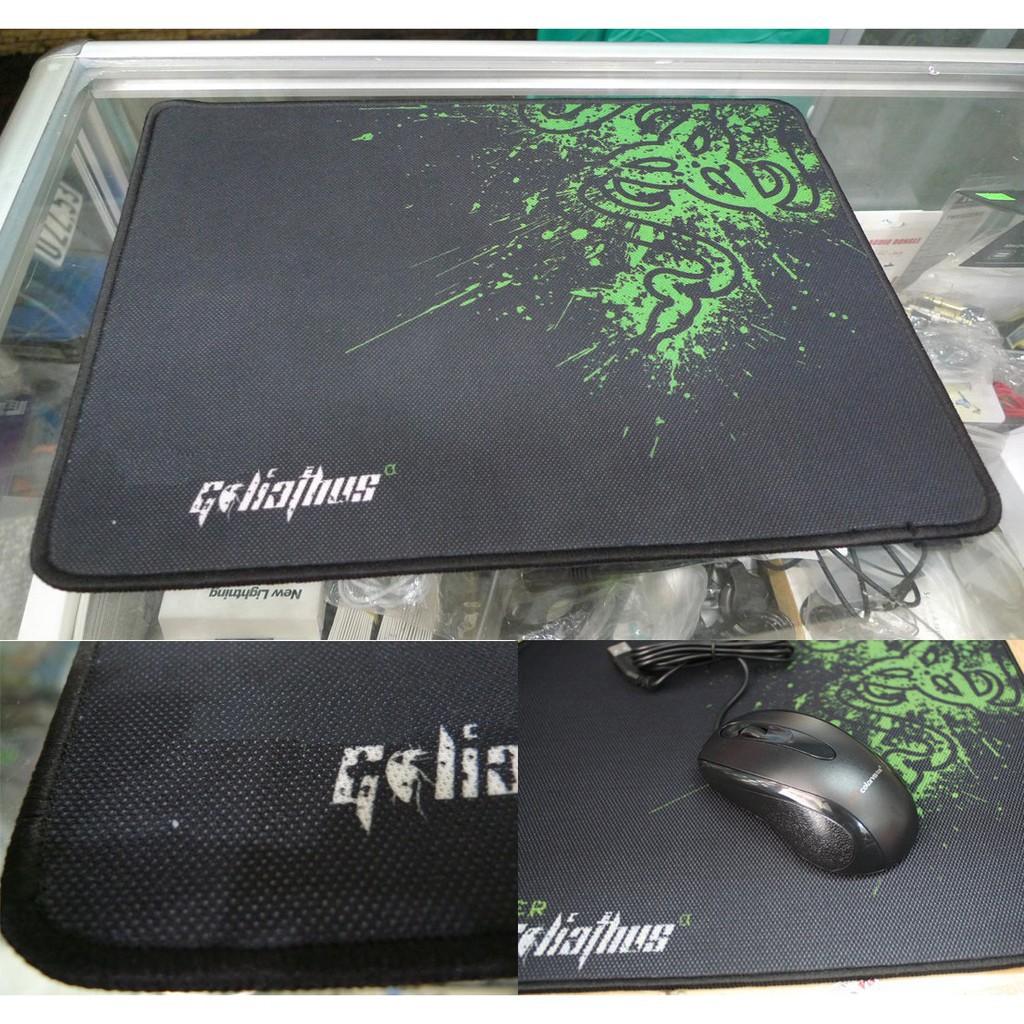 Lót chuột chuyên game may viền chống bong vải 25x32x0.4cm