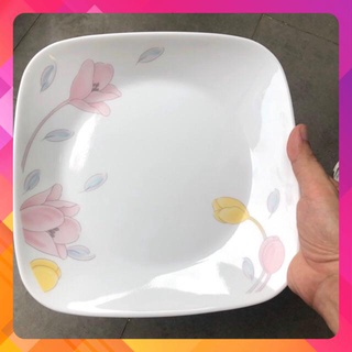 Đĩa Vuông Thủy Tinh Elegant City Corelle 2206- 2211-2213-EC-LP 17-23-26.5cm