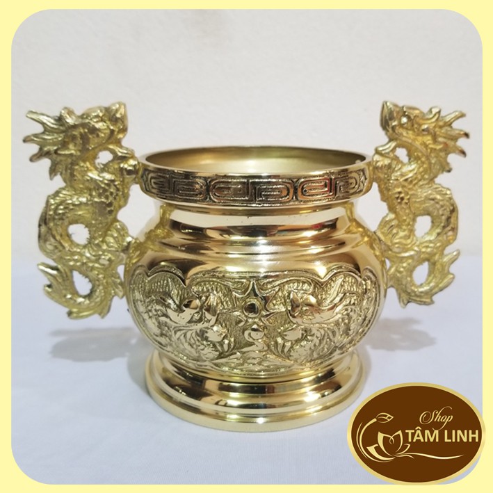 Lư Hương Bằng Đồng Cao 8.5 cm