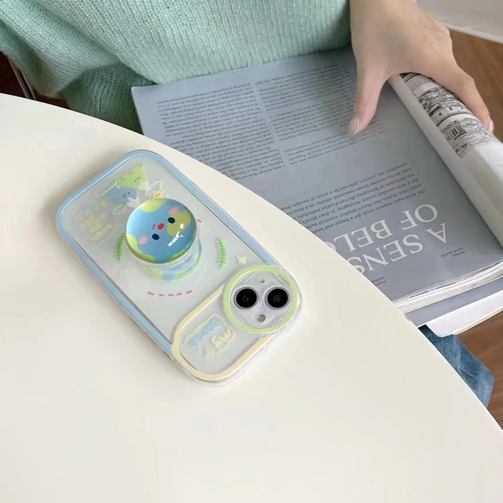 Ốp Điện Thoại Thiết Kế Giá Đỡ Quả Cầu Pha Lê Cho iPhone 12 13 11 Pro Max X Xs Max Xr ghfd