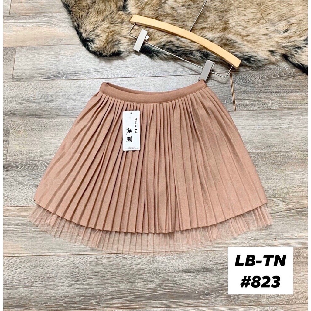 Chân váy xếp ly pha chân ren QC | BigBuy360 - bigbuy360.vn