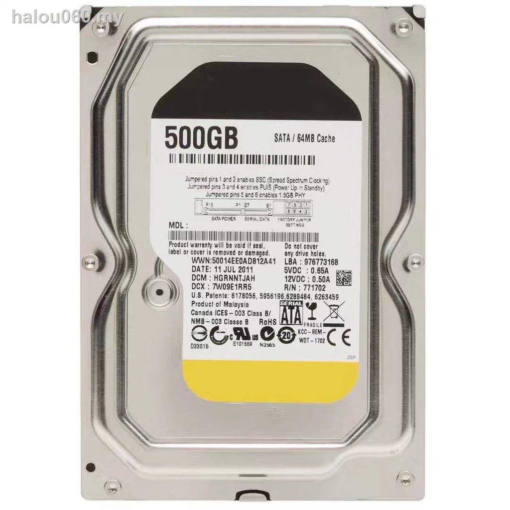 Ổ Cứng Cơ Học 500g / 750g / 1t Sata 3.5 Inch