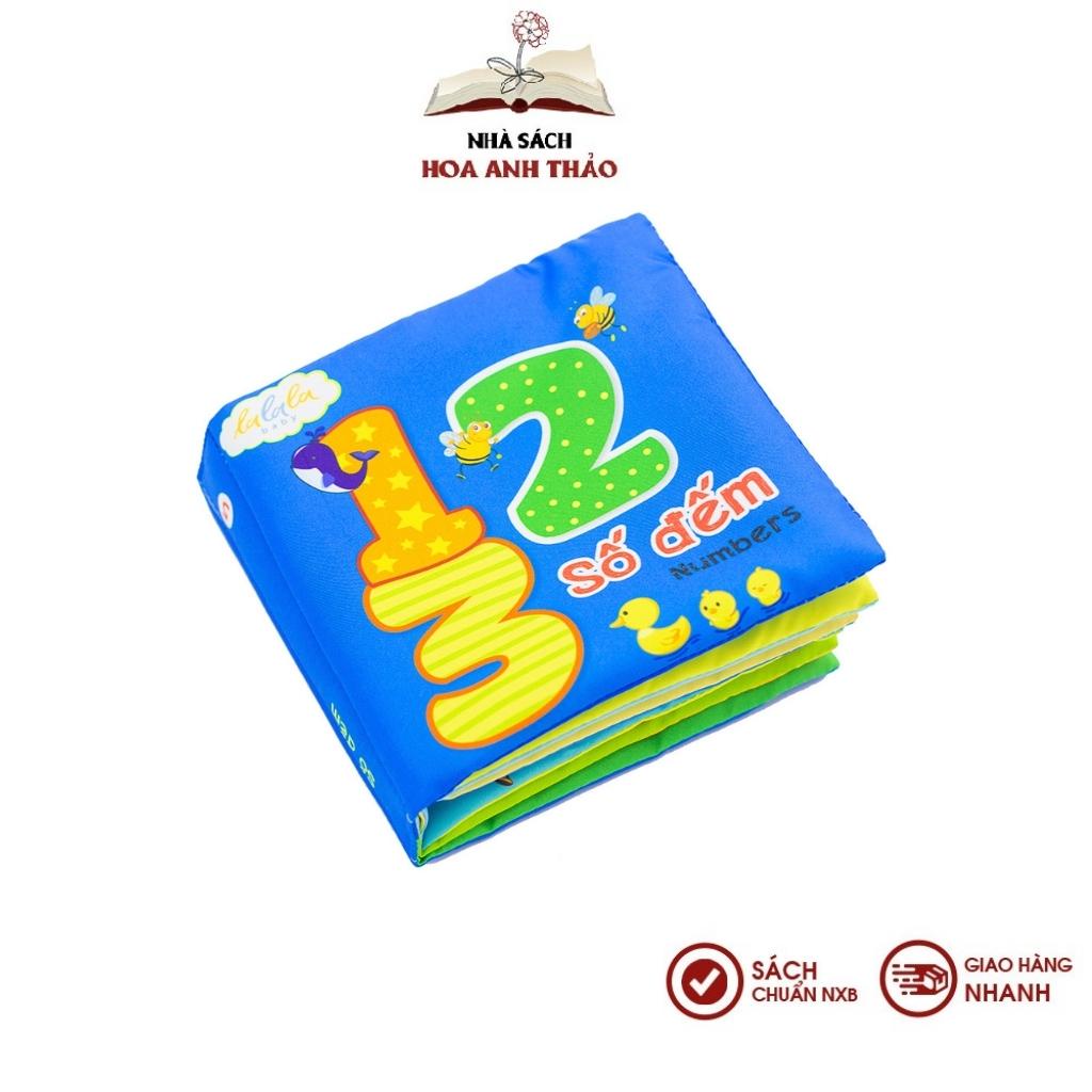 Sách vải Lalala baby, kích thích đa giác quan: My very first book, bộ 08 cuốn, kích thước 15x15cm 12 trang