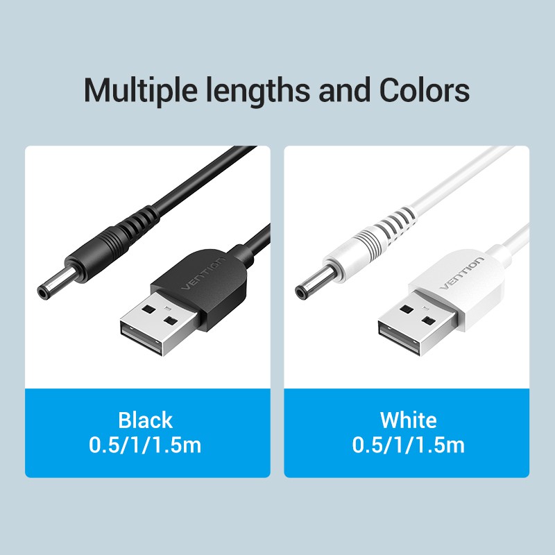Dây Cáp VENTION Chuyển Đổi Từ Đầu Cắm USB Sang DC 3.5mm