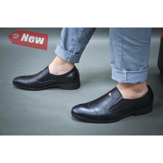 Giày lười công sở da bò thật g186