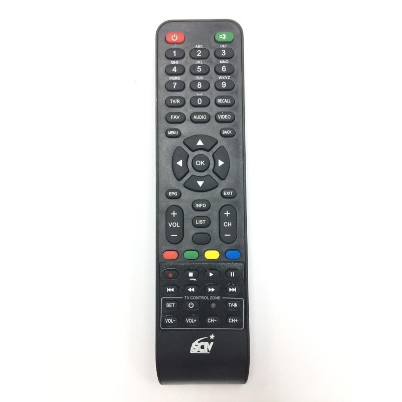 Remote điều khiển truyền hình cáp SCTV -bảo hành đổi mới