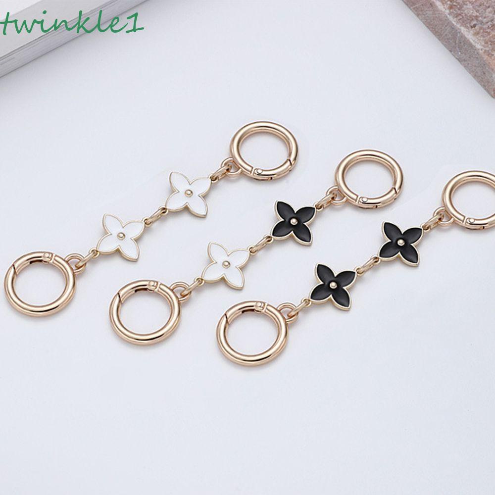 Dây Xích Nối Dài Túi Xách Hình Cỏ Bốn Lá Thiết Kế Tinh Tế Thời Trang Cho Nữ