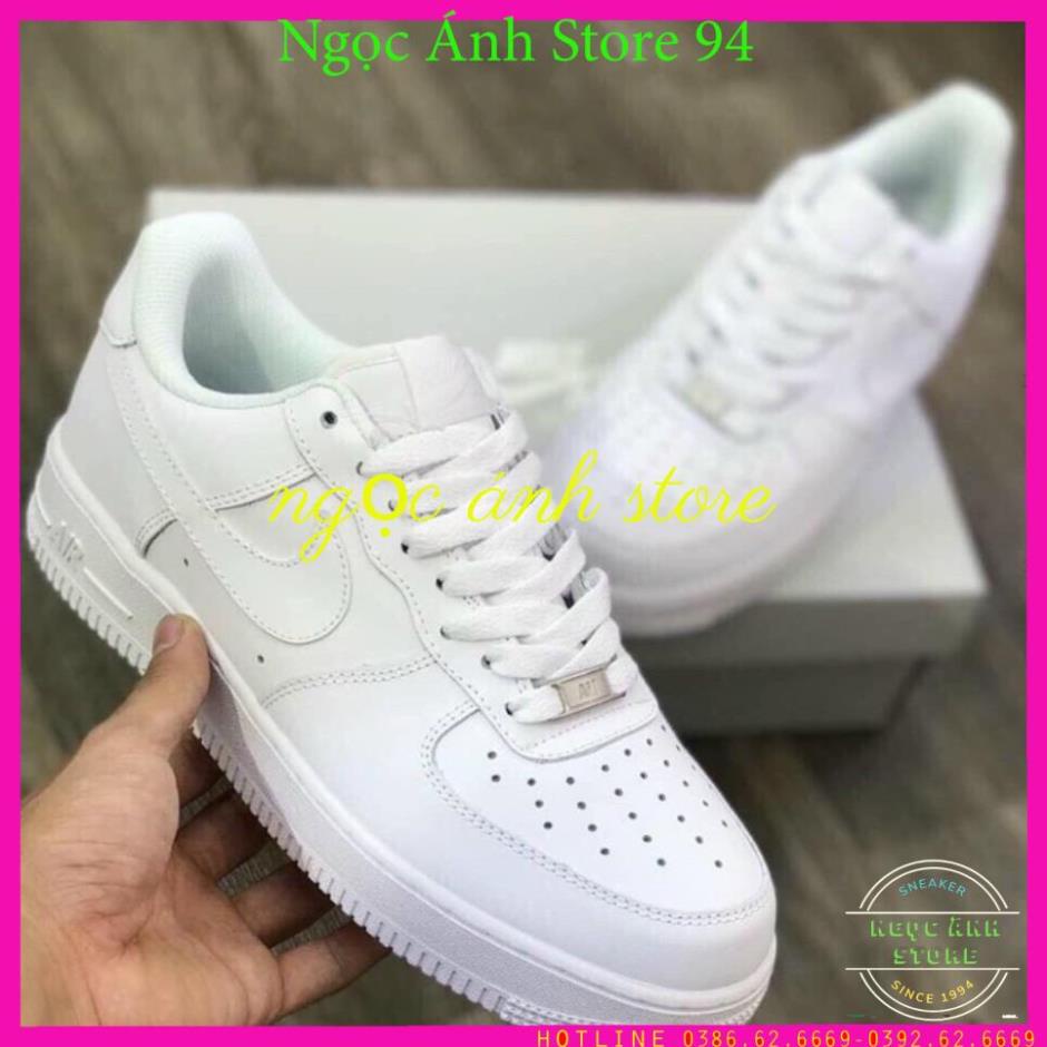 Giày thể thao nam nữ, giày_AF1 trắng air force 1 hàng đẹp full box bill