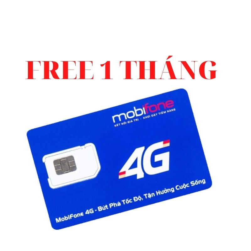 Sim 4G Mobifone VPB51 , Sim max băng thông tốc độ cao , 100k/tháng , Sim MDT150 500gb/Tháng
