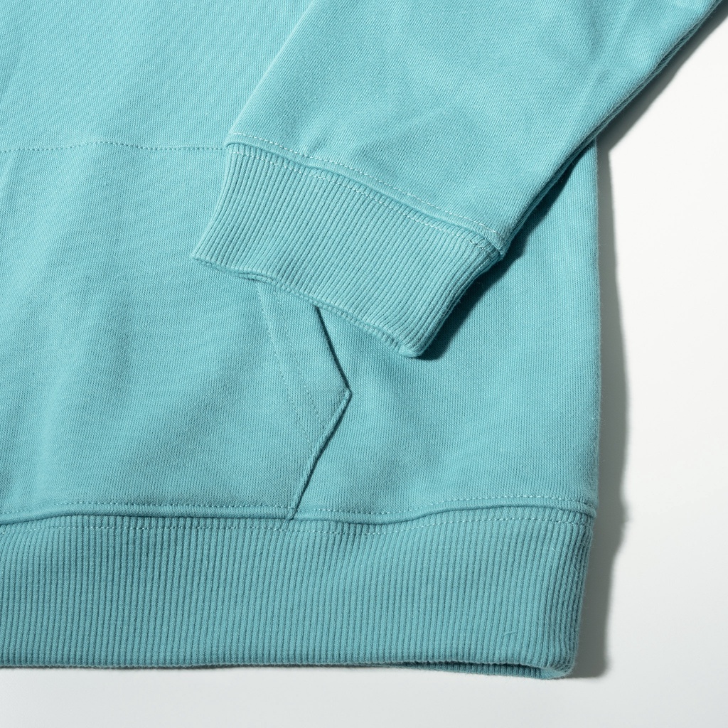 Áo khoác Hoodie trẻ em OuterityKids / Xanh bạc hà / Nỉ da cá - ORK203