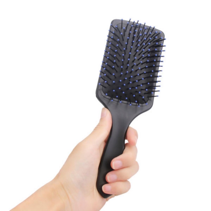 Lược Massage Cán Gỗ Bản To Cao Cấp K.H Massage Comb