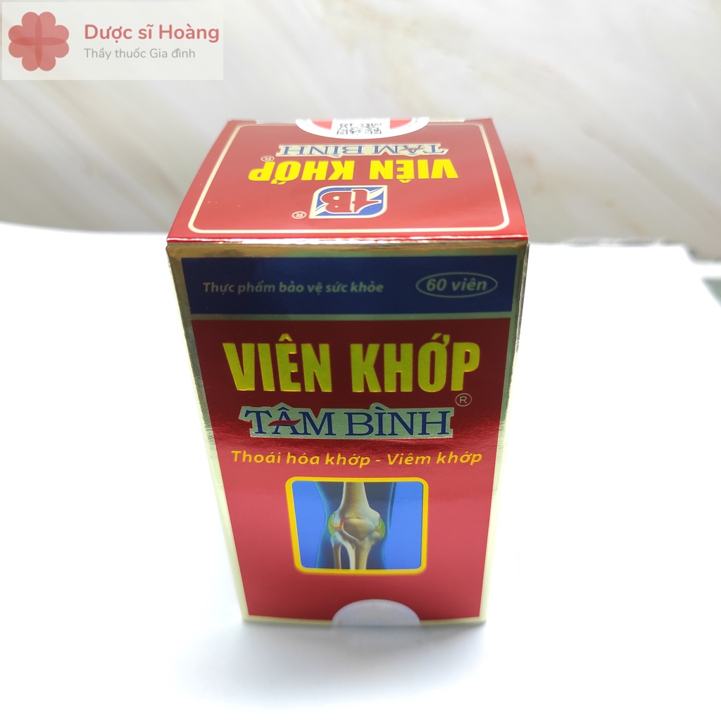 Viên Khớp Tâm Bình - Hỗ Trợ Giảm Các Triệu Chứng Của Thoái Hóa Khớp, Viêm Khớp