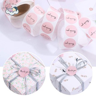 Cuộn 500 Miếng Dán Chữ Thank You Dùng Để Trang Trí