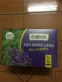 TRÀ ĐINH LĂNG HOA LAVENDER túi lọc(30 gói)