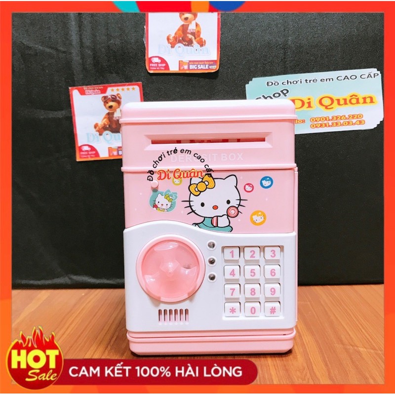 đồ chơi Máy rút tiền atm hình mèo kitty(ảnh thật shop tự chụp)