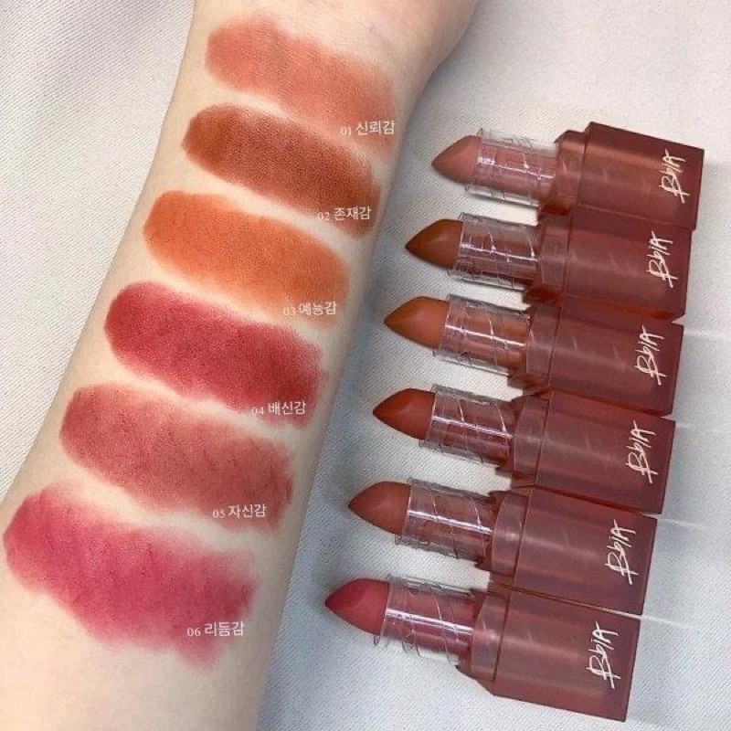 (Ver1-Ver2) Son thỏi lì BBIA Last Powder Lipstick