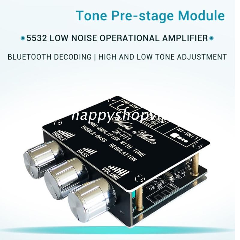 Bảng Mạch Khuếch Đại Âm Thanh Hsv Bluetooth 5.0 3.5mm 5-24v 10a 2 Channel